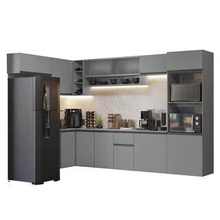 Foto 1 | Foto 1 | Cocina Integral Completa Modular Madesa Nice 465cm Gris