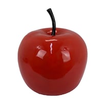 Decoración De Acento Benzara Masu Manzana De Mesa 16 Cm Roja - Venta Internacional.