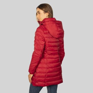 Foto 7 | Foto 7 | Chamarra Greenlander Roja Capitonada con Capucha para Mujer