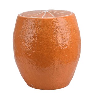 Foto 1 | Foto 1 | Mesa Para Planta Decorativa Benzara En Cerámica Naranja 44x44x44 Cm - Venta Internacional.