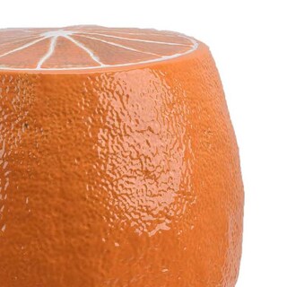 Foto 3 | Foto 3 | Mesa Para Planta Decorativa Benzara En Cerámica Naranja 44x44x44 Cm - Venta Internacional.