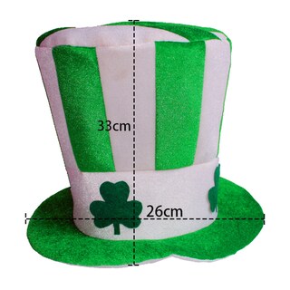 Foto 4 | Foto 4 | Gorra Para Disfraz Del Festival Del Trébol Irlandés Para Cosplay 26 X 33 Cm Unisex - Venta Internacional.
