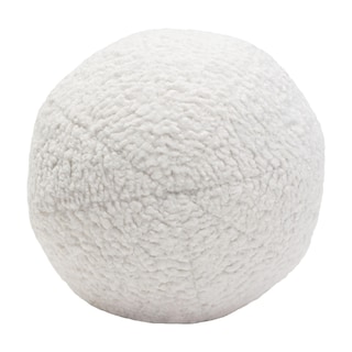Foto 4 | Foto 4 | Conjunto De 2 Cojines Decorativos Benzara Wily Pelota Redonda De 25 Cm Blanco - Venta Internacional.