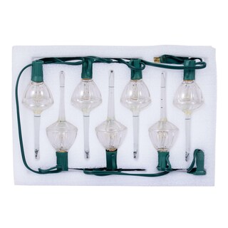 Foto 2 | Foto 2 | Conjunto De 7 Luces De Burbujas Claras Con Brillo Vickerman Para Navidad - Venta Internacional.