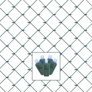 Foto 2 | Foto 2 | Set De Luces En Red Led Vickerman 120 Luces Azules Con Cable Verde - Venta Internacional.