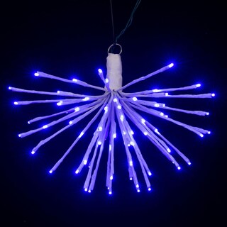 Foto 2 | Foto 2 | Luces Led Vickerman 80 Luces X 16 Estallido De Estrella Blanco Azul 5 Mm - Venta Internacional.