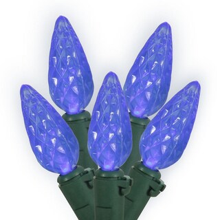 Foto 1 | Foto 1 | Guirnalda De Luces Navideñas Vickerman 200 Led C6 Azul De 9 Metros - Venta Internacional.