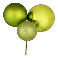 Adorno Navideño Bola Lima Vickerman 18'' (paquete De 2) - Venta Internacional.