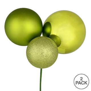 Foto 2 | Foto 2 | Adorno Navideño Bola Lima Vickerman 18'' (paquete De 2) - Venta Internacional.