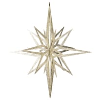 Adorno Navideño Estrella Vickerman 32 Cm Iridiscente Champagne - Venta Internacional.