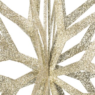 Foto 4 | Foto 4 | Adorno Navideño Estrella Vickerman 32 Cm Iridiscente Champagne - Venta Internacional.