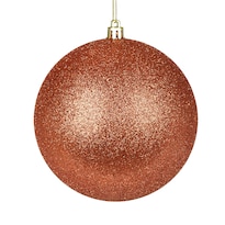 Adorno Vickerman Bola De Brillo Coral 10 Cm Plástico Irrompible - Venta Internacional.