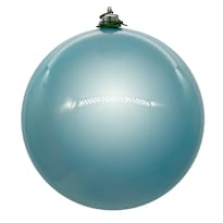 Adorno Vickerman Bola Perla Azul Bebé Perforada Uv 4.75 Cm - Venta Internacional.