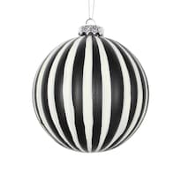 Adorno Vickerman Bola Mate Blanco Y Negro 4 Por Bolsa - Venta Internacional.