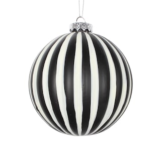 Foto 1 | Foto 1 | Adorno Vickerman Bola Mate Blanco Y Negro 4 Por Bolsa - Venta Internacional.