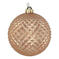 Adornos Vickerman Bola Brillante Durian Café Latte 4 Cm 6 Unidades - Venta Internacional.