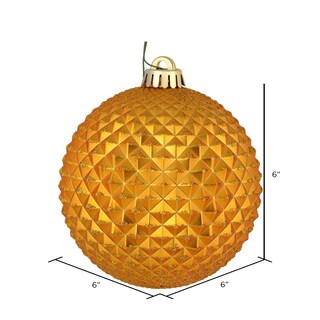 Foto 2 | Foto 2 | Adorno Bola De Brillo Durian Dorado Antiguo Vickerman X6 - Venta Internacional.