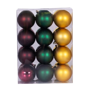 Foto 3 | Foto 3 | Conjunto De Adornos Vickerman 3'' Burdeos Dorado Y Verde 24 Piezas - Venta Internacional.