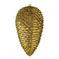 Adornos Navideños Vickerman Piña De Pino Verde Oliva Con Brillo - Venta Internacional.