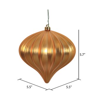 Foto 2 | Foto 2 | Adorno Navideño Vickerman Cebolla Mate Dorado Antiguo 5.7 Cm - Venta Internacional.