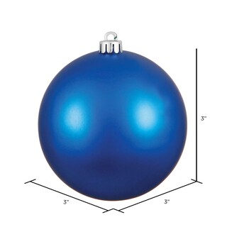 Foto 2 | Foto 2 | Juego De 12 Adornos Navideños Vickerman Azul Mate - Venta Internacional.