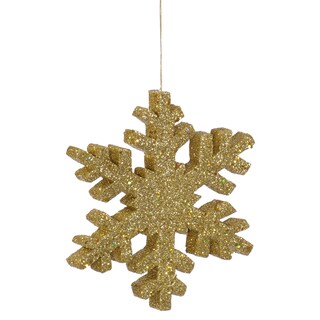 Foto 1 | Foto 1 | Copo De Nieve Vickerman Con Brillantina 18 Cm Dorado - Venta Internacional.