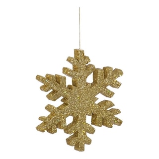 Foto 2 | Foto 2 | Copo De Nieve Vickerman Con Brillantina 18 Cm Dorado - Venta Internacional.