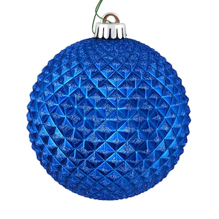Foto 1 | Foto 1 | Adorno Bola Brillante Durian Azul Vickerman 6 Cm 4 Por Bolsa - Venta Internacional.