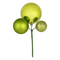 Adorno Navideño Pick Vickerman Bola Lima 18'' (3 Piezas) - Venta Internacional.