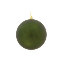 Adorno Bola Mate Verde Musgo Vickerman 4 75 Cm Paquete De 4 - Venta Internacional.