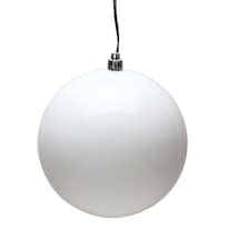 Adorno Bola De Caramelo Blanca Vickerman De 4.75 Cm Paquete De 4 - Venta Internacional.
