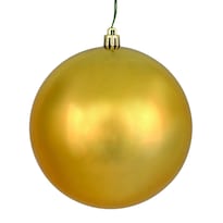 Adorno Navideño Vickerman Bola Brillante De Cobre/dorado De 12'' - Venta Internacional.