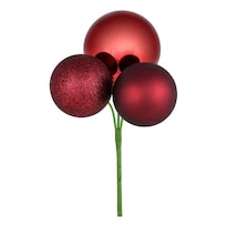 Adorno Navideño Vickerman Bola De Vino 18'' (paquete De 4) - Venta Internacional.