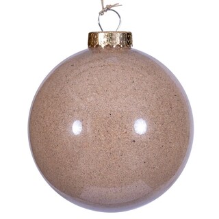 Foto 1 | Foto 1 | Adorno Vickerman Bola Beige De 6 Cm De Plástico Irrompible (2 Piezas) - Venta Internacional.