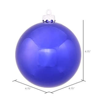 Foto 6 | Foto 6 | Adorno Navideño Vickerman Bola Brillante Cobalto 4 75 Cm 4 Piezas - Venta Internacional.