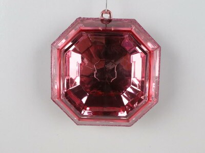 Foto 1 | Foto 1 | Adorno Vickerman Con Brillo En Forma De Joya Cuadrada Rosa Bebé Paquete De 6 - Venta Internacional.