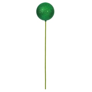 Foto 1 | Foto 1 | Bastón Decorativo Vickerman Con Bola De Brillo Verde De 4 Cm Paquete De 6 - Venta Internacional.