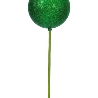 Foto 3 | Foto 3 | Bastón Decorativo Vickerman Con Bola De Brillo Verde De 4 Cm Paquete De 6 - Venta Internacional.