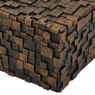 Foto 3 | Foto 3 | Caja De Almacenamiento Decorativa Benzara Lissa De Resina Color Marrón 33 Cm - Venta Internacional.