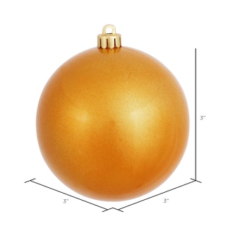 Foto 2 | Foto 2 | Adorno Vickerman Bola De Caramelo Dorado Antiguo 3 Cm Paquete De 12 - Venta Internacional.