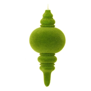 Foto 1 | Foto 1 | Adorno Vickerman Con Remate Aterciopelado Verde Musgo De Plástico 10 Cm Paquete De 3 - Venta Internacional.
