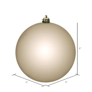 Foto 3 | Foto 3 | Adorno Navideño Vickerman Irrompible Beige Juego De 4 - Venta Internacional.