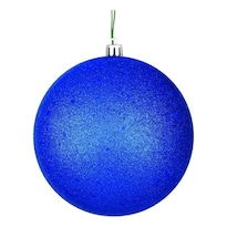 Adorno Bola Con Lentejuelas Azul Medianoche Vickerman 10 Cm Irrompible - Venta Internacional.