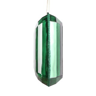 Foto 2 | Foto 2 | Adorno Vickerman Rectangular Con Joyas Y Brillo 8 Cm Verde Oscuro X2 - Venta Internacional.