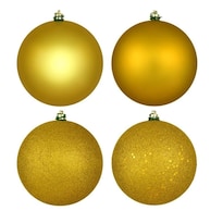 Set De Adornos Vickerman 8 Medallón Dorado Con 4 Acabados (4 Piezas) - Venta Internacional.