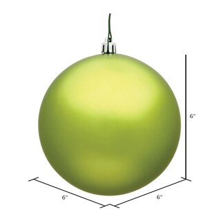 Foto 2 | Foto 2 | Adorno Vickerman Bola Mate Lima 6 Cm Paquete De 4 Adornos - Venta Internacional.