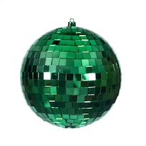 Adorno Vickerman Bola De Espejo Verde 4.75 Cm Paquete De 4 - Venta Internacional.