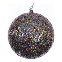 Adorno Navideño Vickerman Bola De Plástico Multicolor De 15 Cm - Venta Internacional.