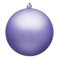 Adornos Vickerman Bola Plástica 6 Cm Mate Lavanda Morado X4 - Venta Internacional.