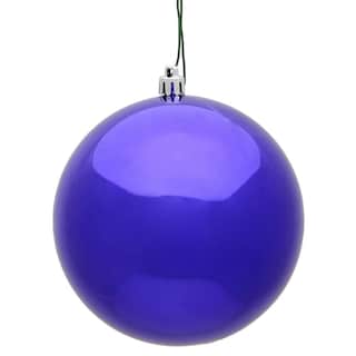 Foto 1 | Foto 1 | Bola De Adorno Vickerman Morada Brillante 4 Cm Paquete De 6 Irrompibles - Venta Internacional.